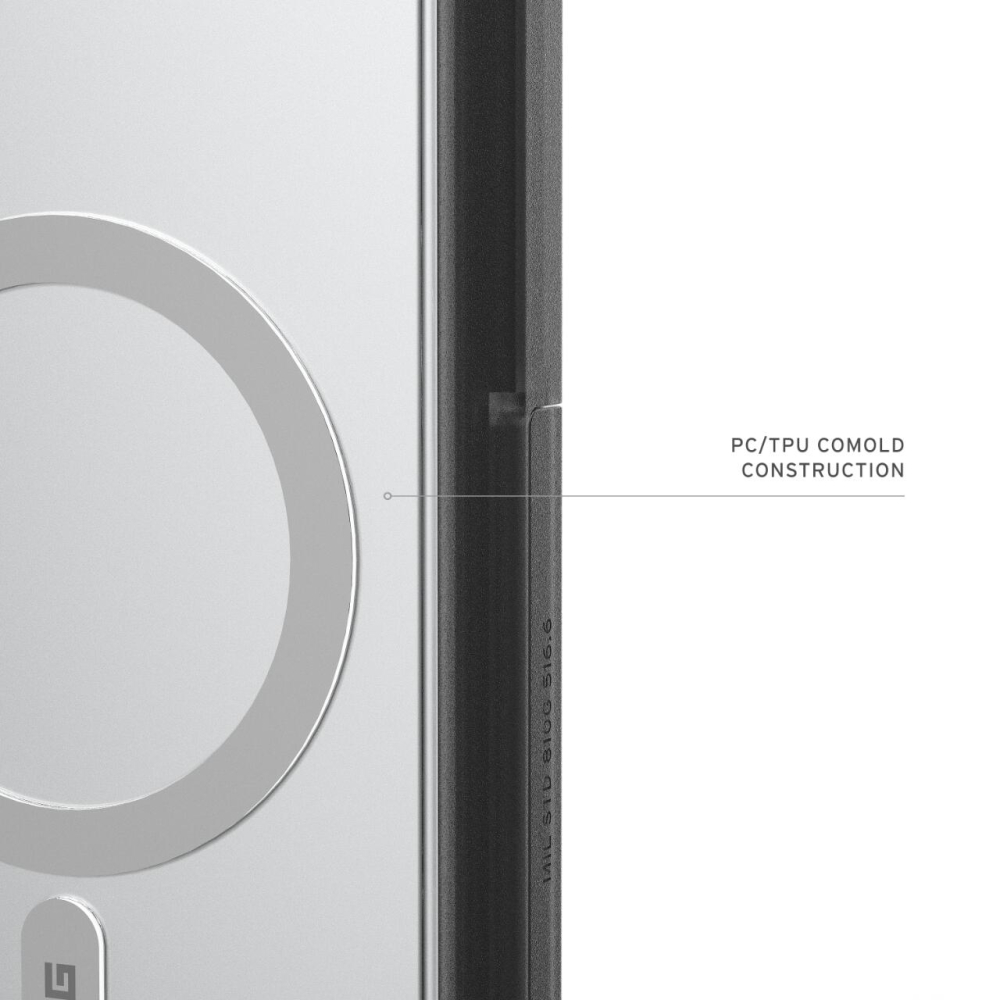 UAG Husa Trooper Magnetic Samsung Galaxy S26 Plus Clear/Ash (2 parti: spate + protectie margini) [20]