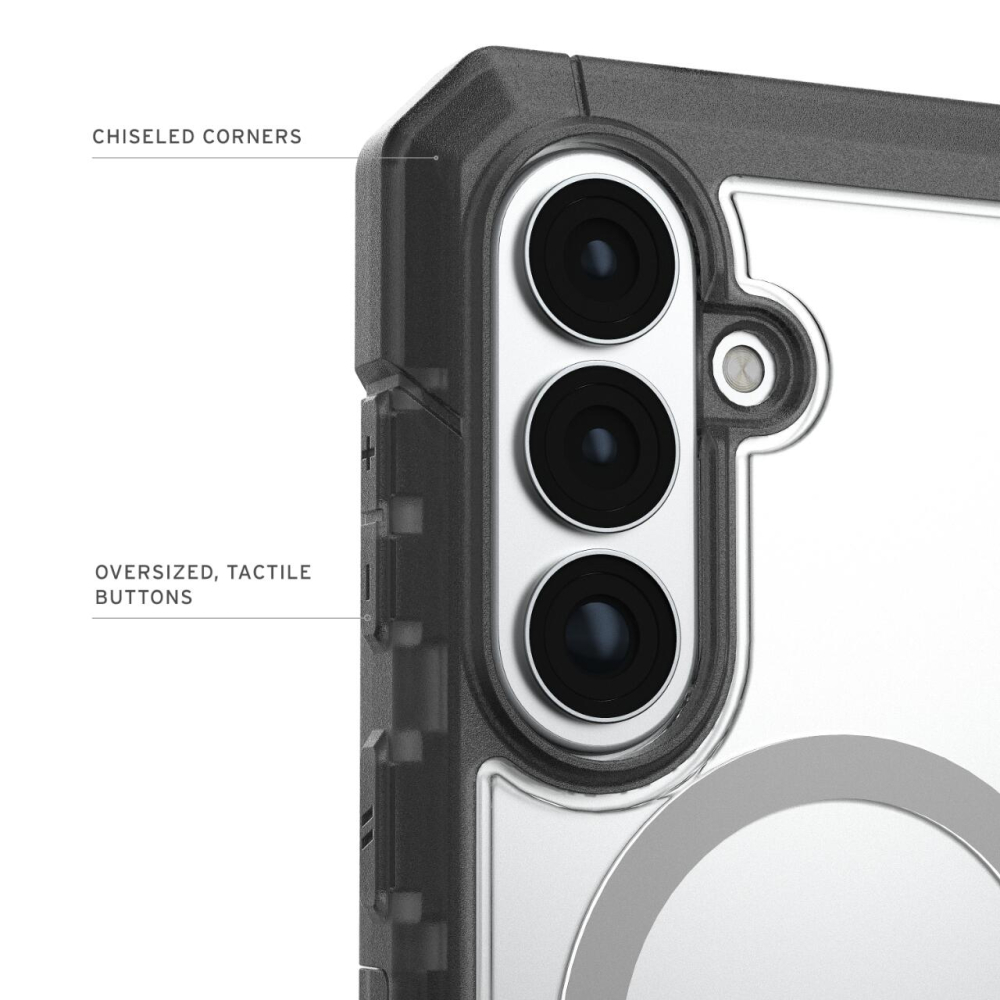 UAG Husa Trooper Magnetic Samsung Galaxy S26 Plus Clear/Ash (2 parti: spate + protectie margini) [18]