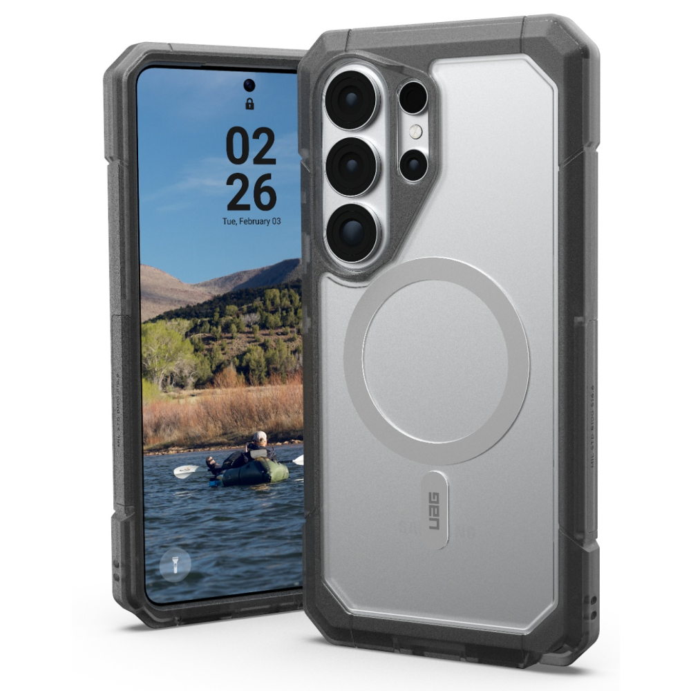 UAG Husa Trooper Magnetic Samsung Galaxy S26 Ultra Clear/Ash (2 parti: spate + protectie margini) [24]
