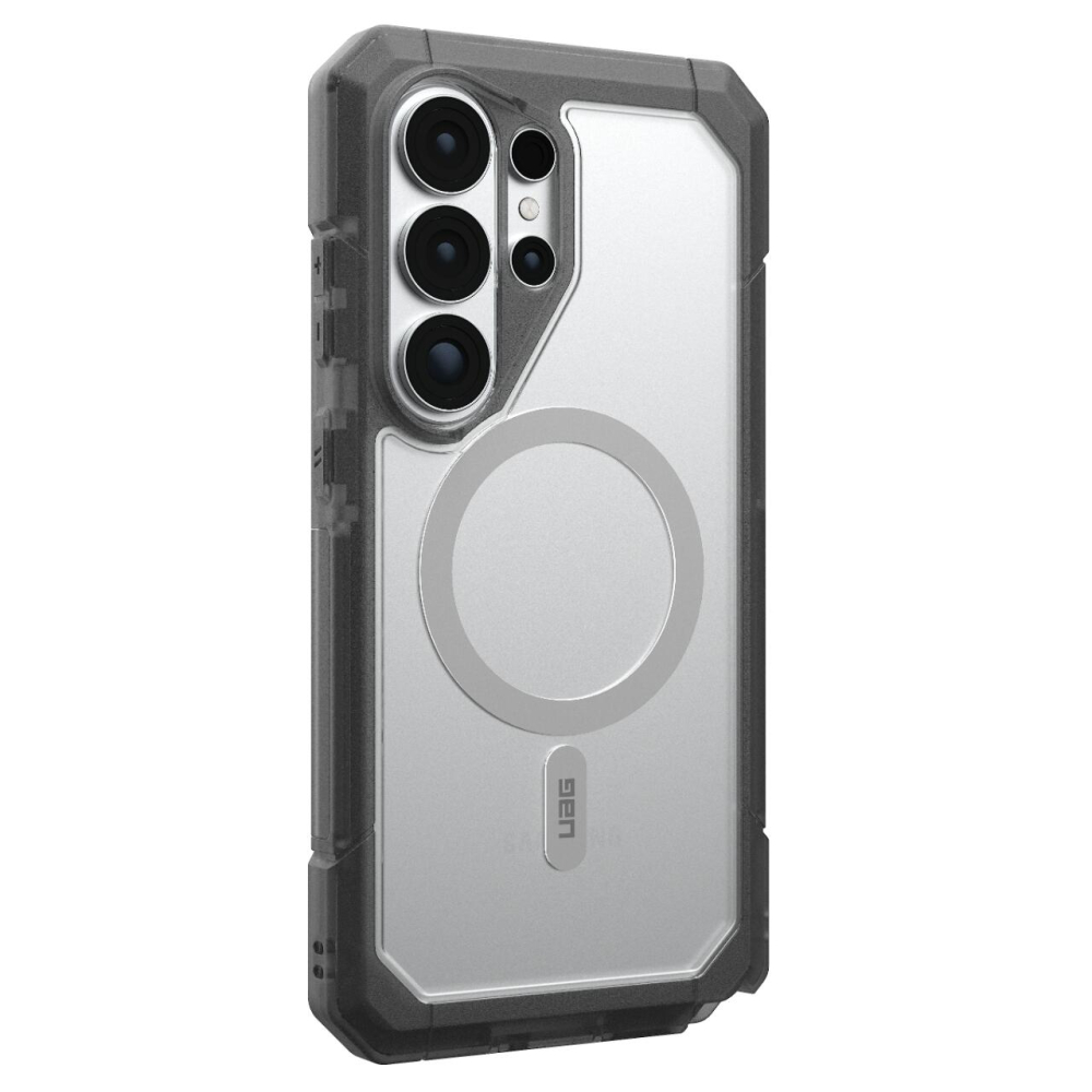 UAG Husa Trooper Magnetic Samsung Galaxy S26 Ultra Clear/Ash (2 parti: spate + protectie margini) [12]