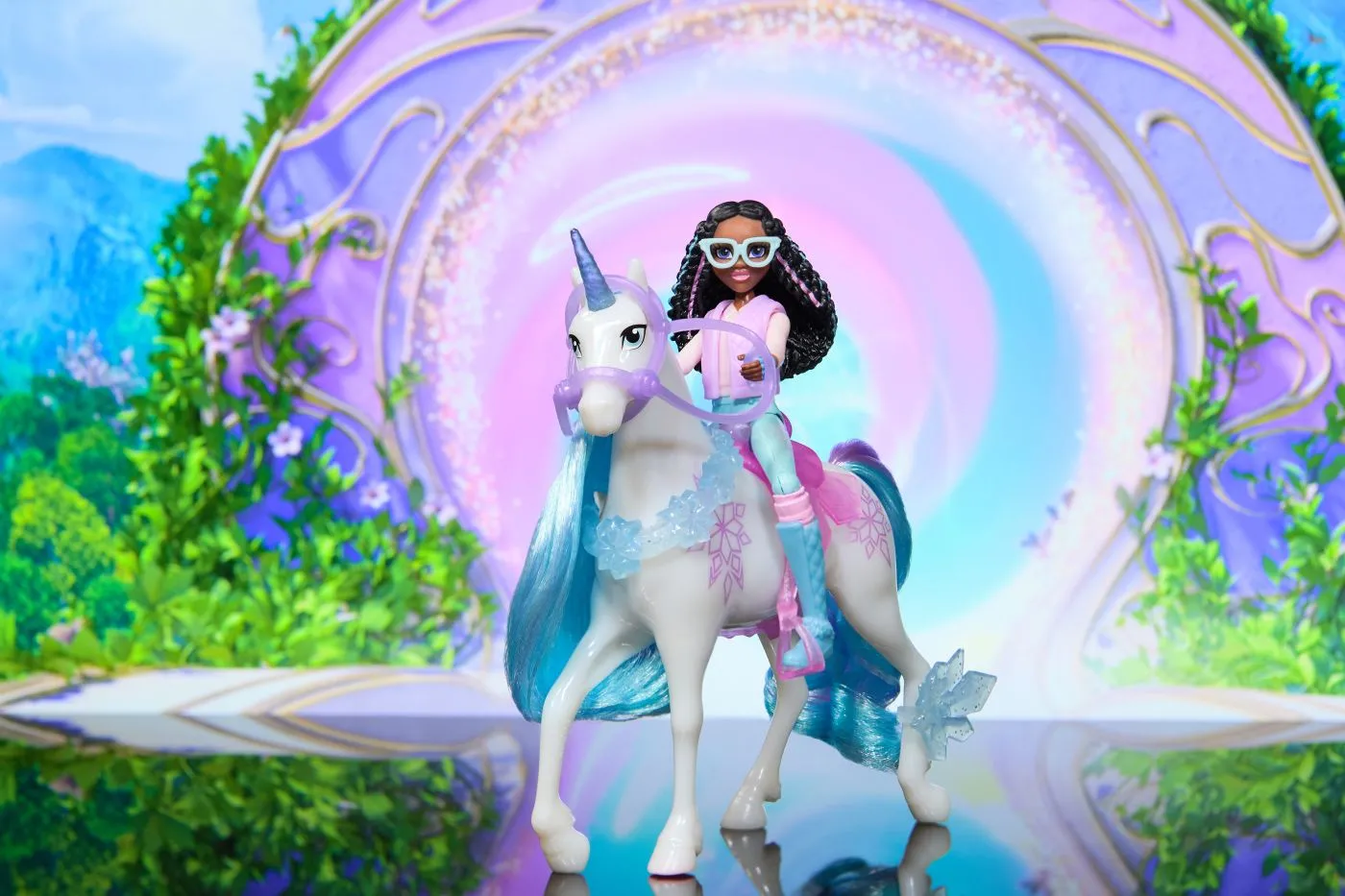  unicorn academy set papusa layla si unicornul glacier, copii varsta 4 ani pana la 8 ani [6]