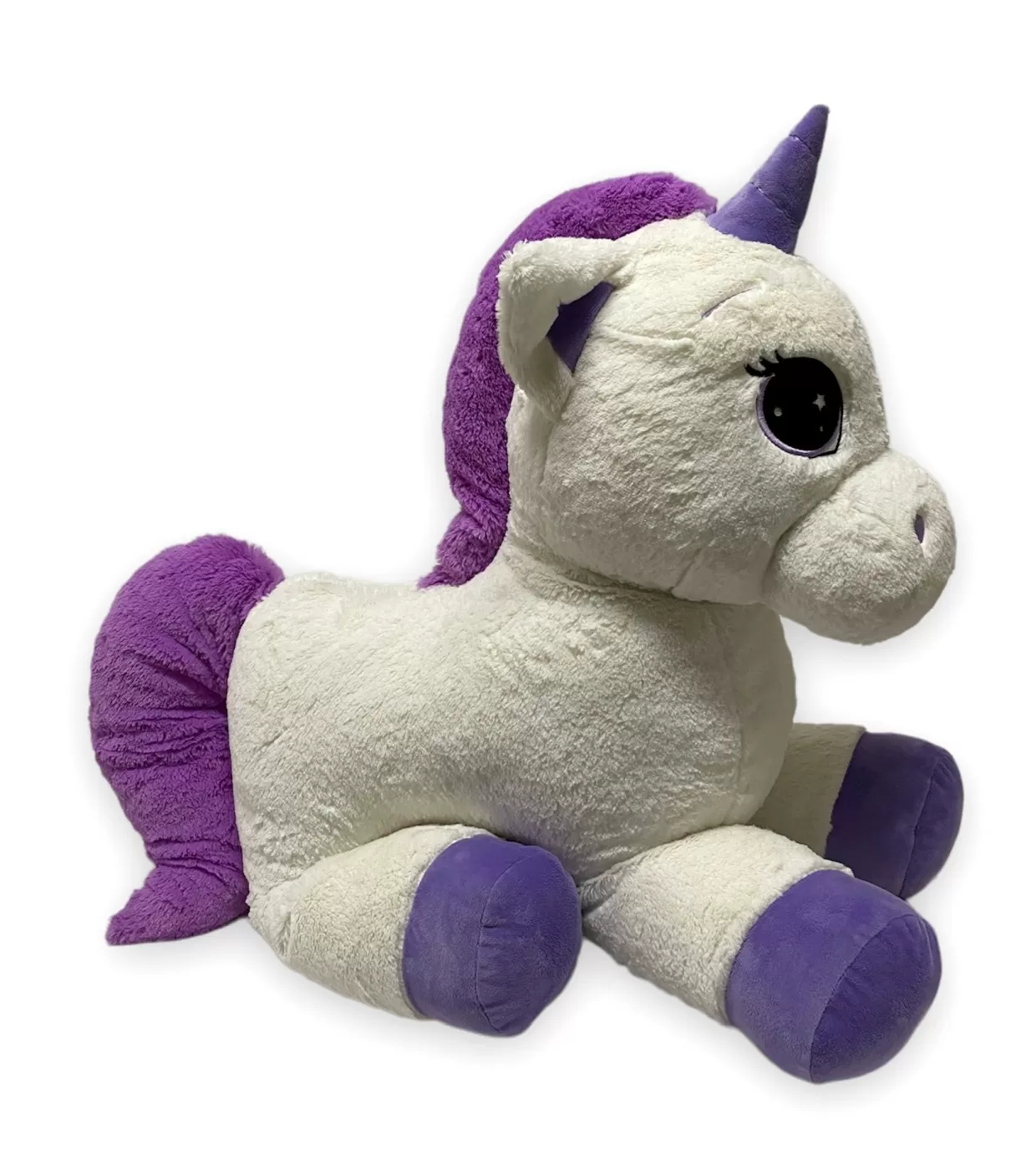 Unicorn de plus 80cm alb, varsta de la 0 luni la +15 ani [2]