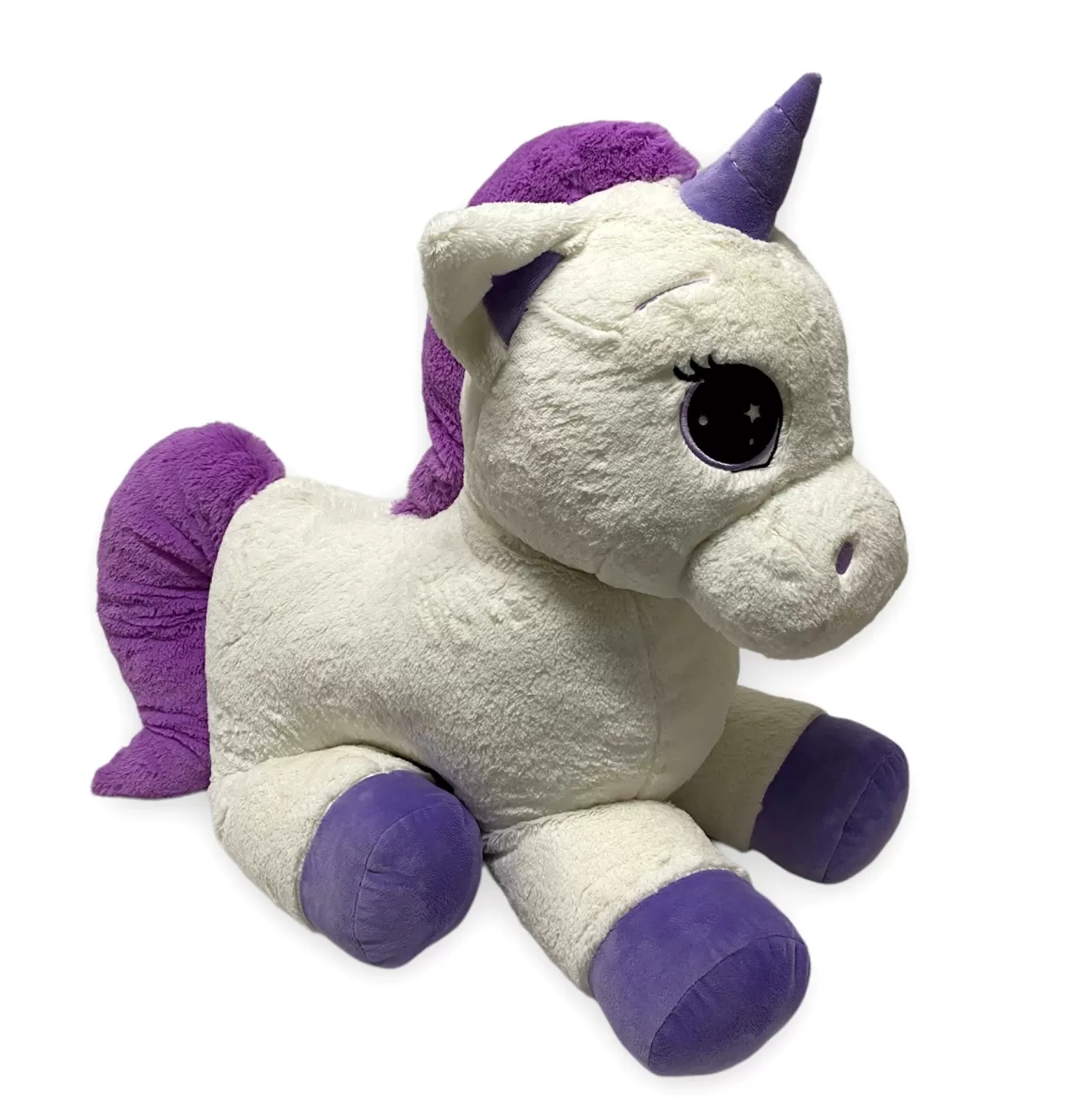 Unicorn de plus 80cm alb, varsta de la 0 luni la +15 ani [3]