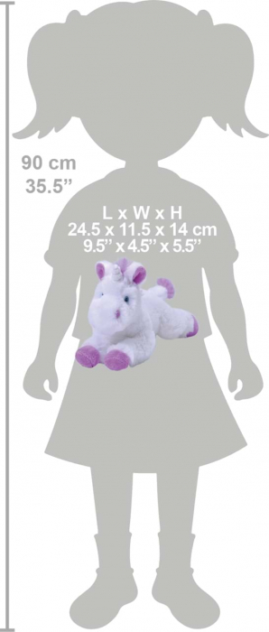 Unicorn Ecokins - Jucarie Plus Wild Republic 20 cm [2]