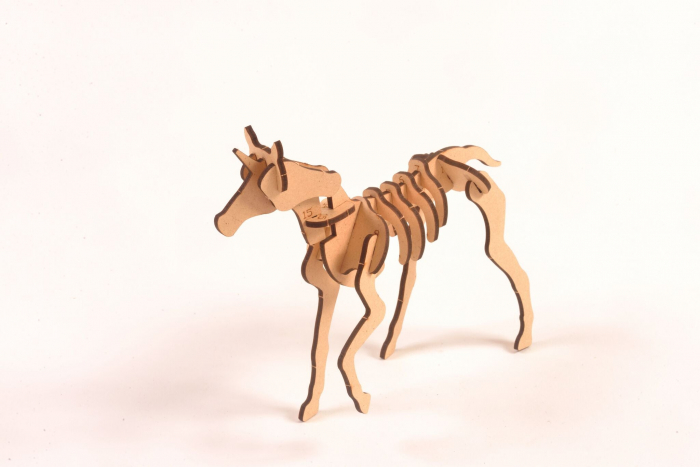 Unicornul Fermecat - Kit de creatie din plastilina si lemn [3]