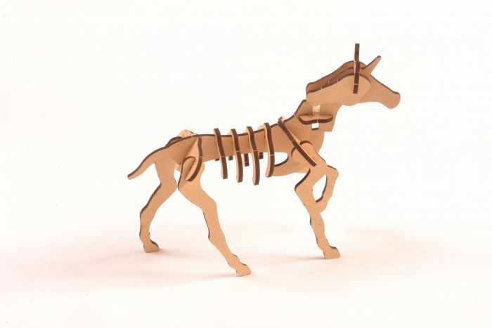 Unicornul Fermecat - Kit de creatie din plastilina si lemn [2]