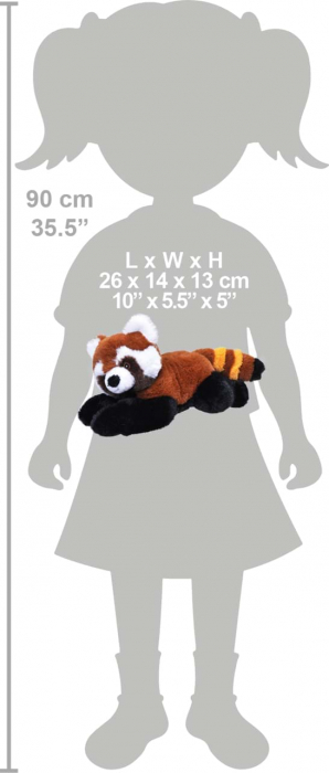 Urs Panda Rosu Ecokins - Jucarie Plus Wild Republic 20 cm [3]