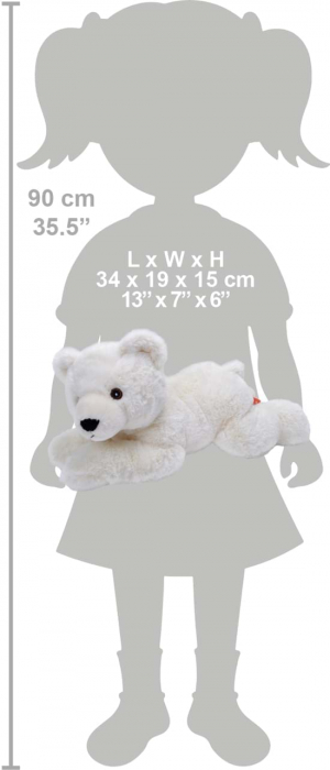 Urs Polar Ecokins - Jucarie Plus Wild Republic 30 cm [2]