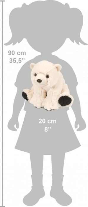 Urs Polar - Jucarie Plus Wild Republic 20 cm [2]