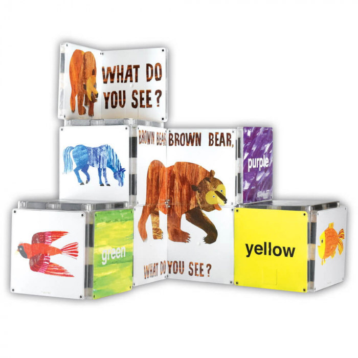 Ursule brun, tu ce vezi? ⭐ Eric Carle, Magna-Tiles [2]