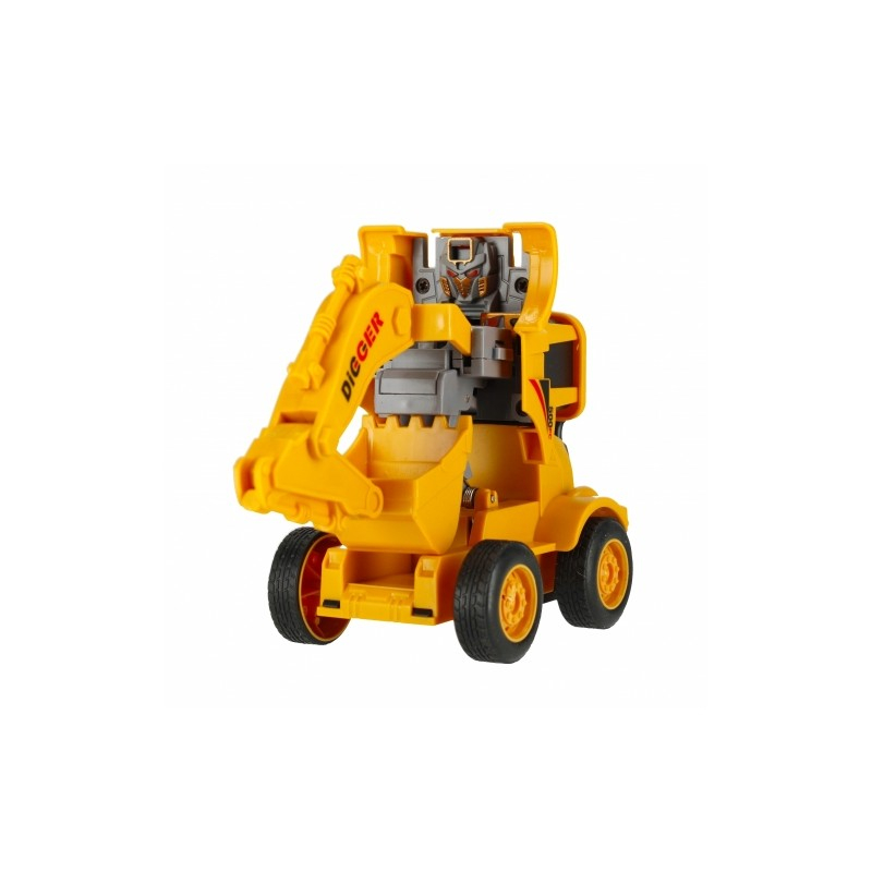 Utilaj de constructie MegaCreative 501590, 15cm, diverse modele, plastic, galben, 3+ ani [16]