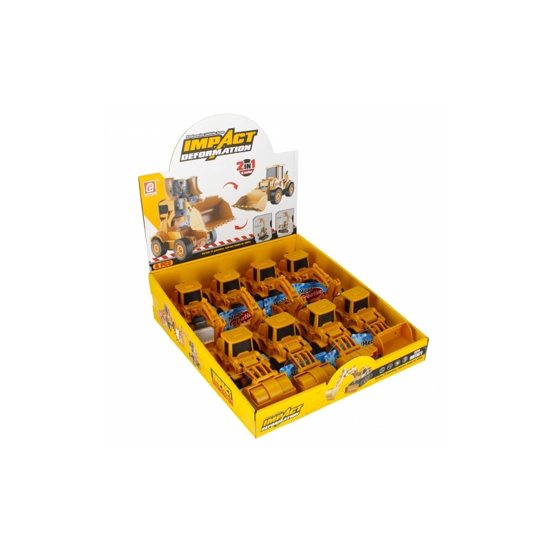 Utilaj de constructie MegaCreative 501590, 15cm, diverse modele, plastic, galben, 3+ ani [19]