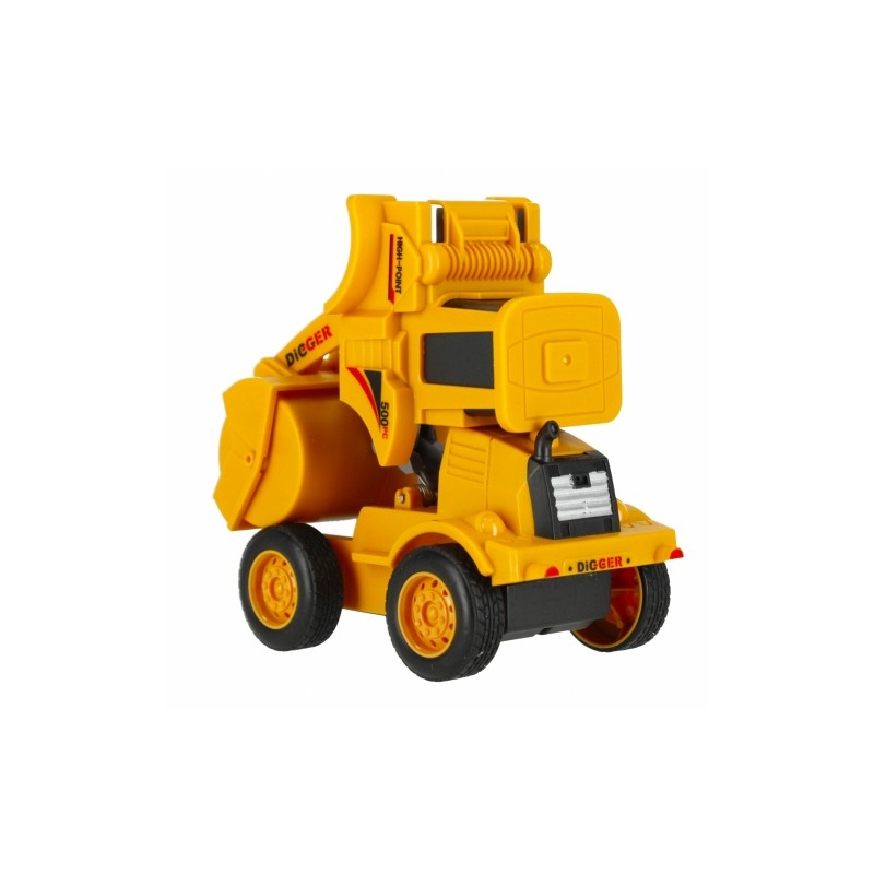Utilaj de constructie MegaCreative 501590, 15cm, diverse modele, plastic, galben, 3+ ani [11]