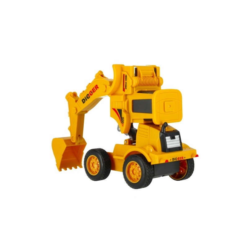 Utilaj de constructie MegaCreative 501590, 15cm, diverse modele, plastic, galben, 3+ ani [17]