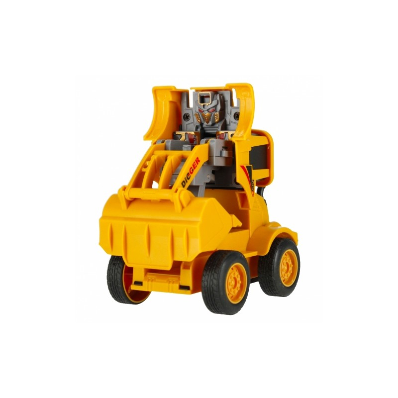 Utilaj de constructie MegaCreative 501590, 15cm, diverse modele, plastic, galben, 3+ ani [12]