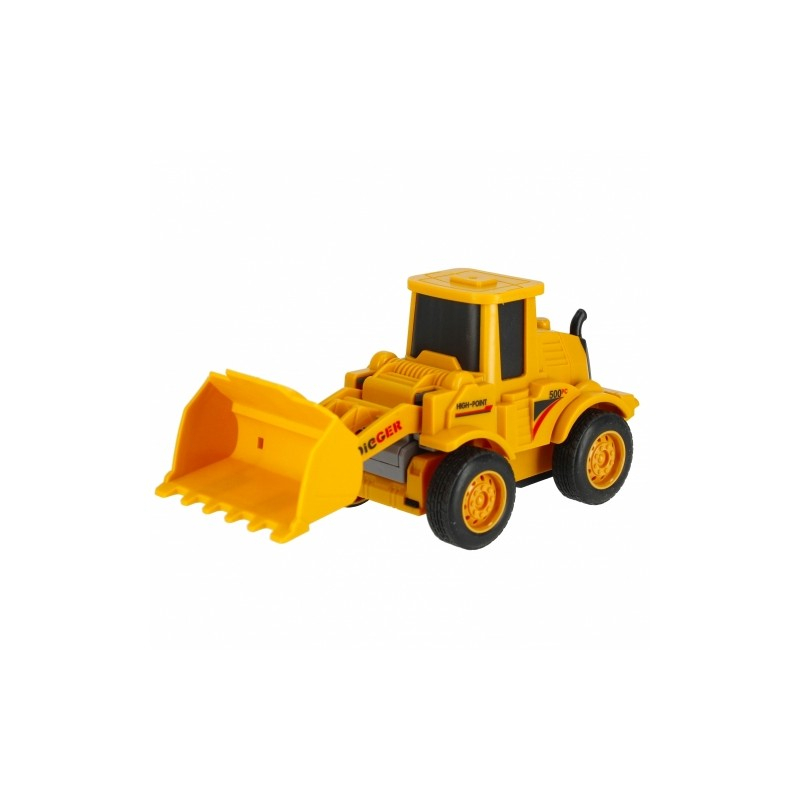 Utilaj de constructie MegaCreative 501590, 15cm, diverse modele, plastic, galben, 3+ ani [3]