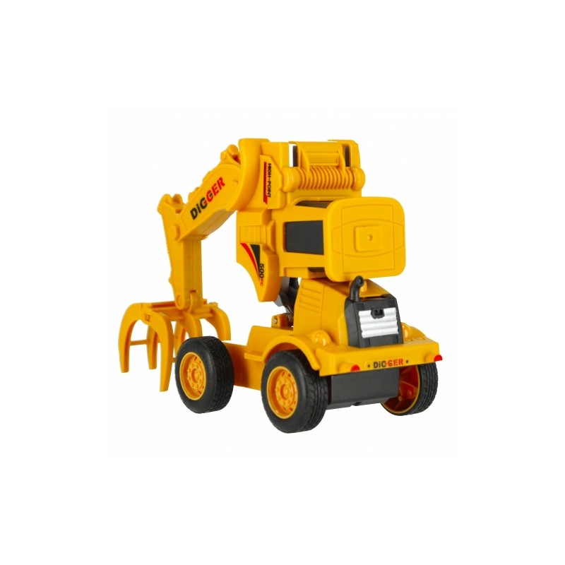 Utilaj de constructie MegaCreative 501590, 15cm, diverse modele, plastic, galben, 3+ ani [15]