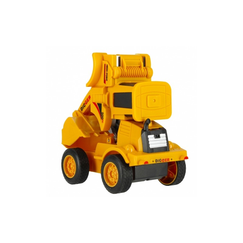Utilaj de constructie MegaCreative 501590, 15cm, diverse modele, plastic, galben, 3+ ani [13]