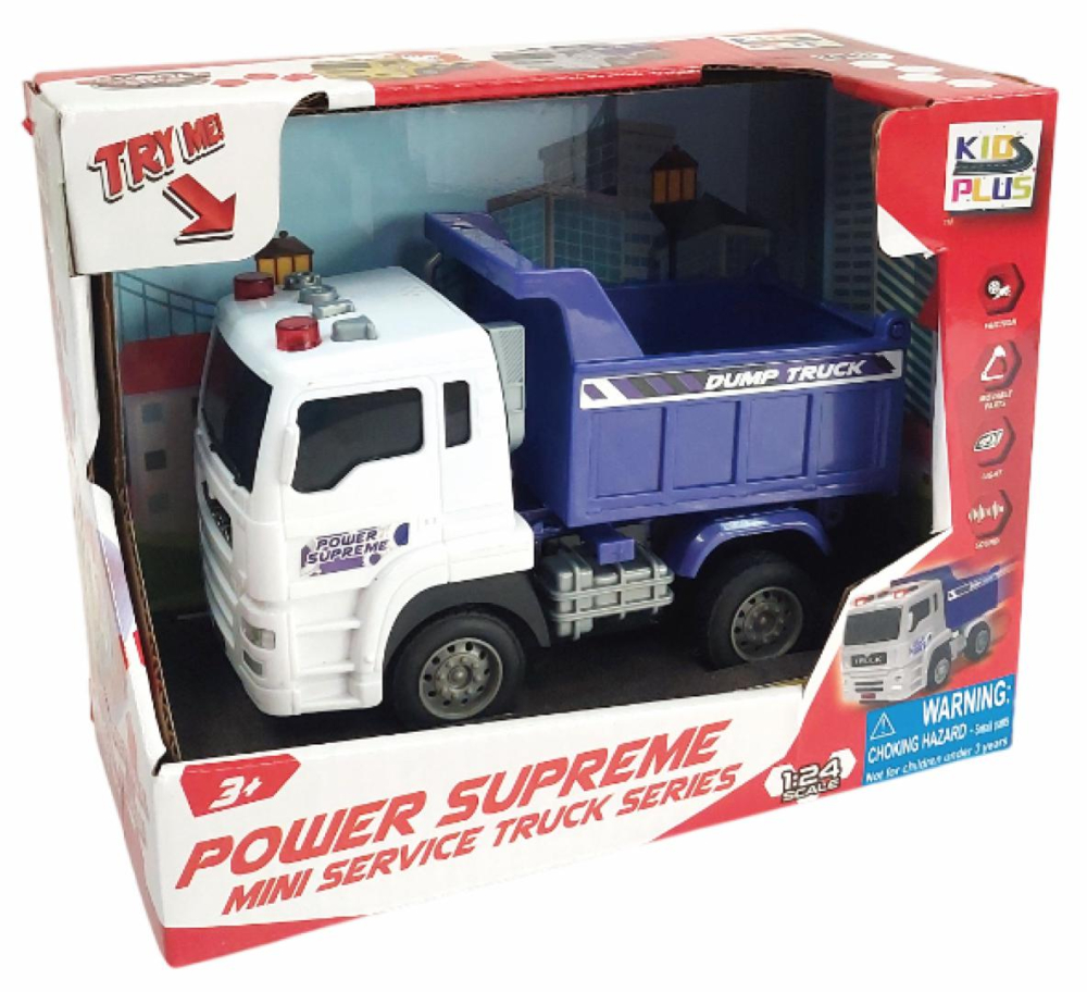 Vehicule cu lumini, sunete si frictiune, scara 1/24, 17cm,basculanta [2]