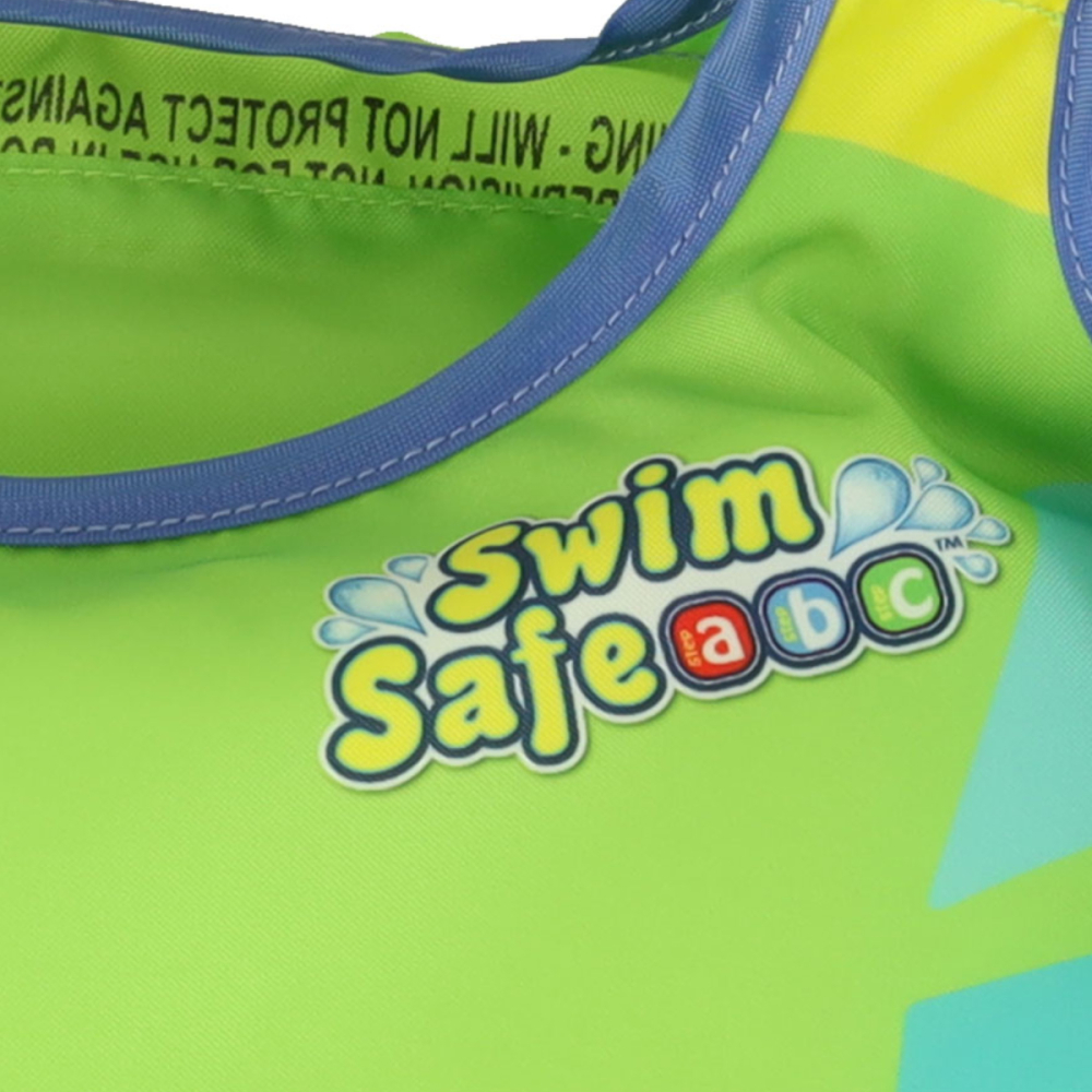 Vesta de inot cu maneci pentru Copii, Reglabila, Swim Safe, Verde, 3-6 Ani [5]
