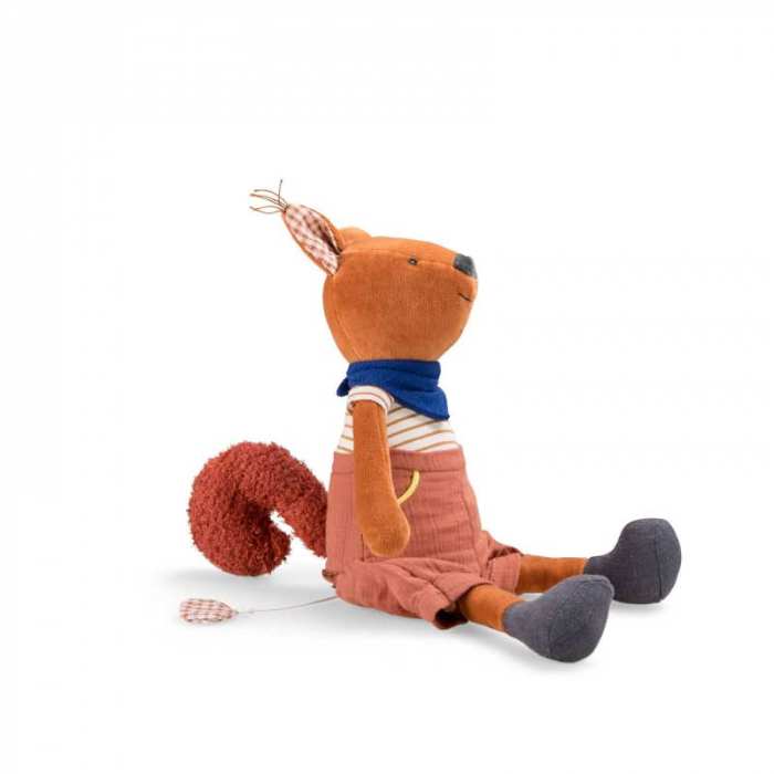 Veverita jucarie muzicala textil pentru bebe, Moulin Roty, varsta 0 - 1 ani, Baiat, Fata [3]