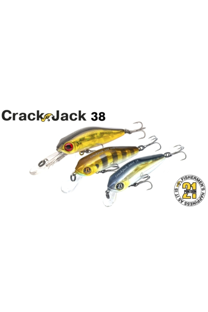 Vobler Pontoon21 Crack Jack 38F-DR 3.8cm 2.5g R45 F 3.8cm 2.5g R45 [2]