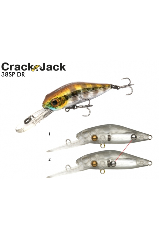 Vobler Pontoon21 Crack Jack 38F-DR 3.8cm 2.5g R45 F 3.8cm 2.5g R45 [3]
