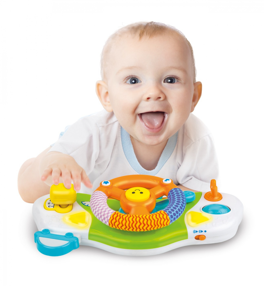 Volan interactiv pentru bebelusi, winfun, varsta de la 3 luni la 2 ani [3]