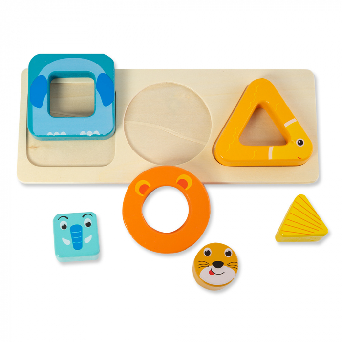 Volubasic, Jucarie Sortator Montessori, Puzzle stratificat, Djeco [2]