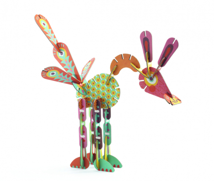 Volubo - Animale, Set construit animale, 65 piese, Djeco, varsta 3 - 6, 6 - 9 ani, Baiat, Fata [2]