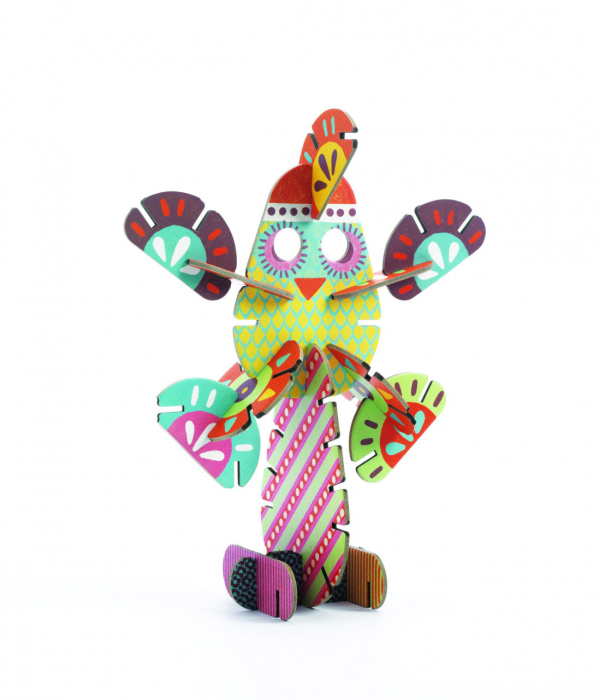 Volubo - Animale, Set construit animale, 65 piese, Djeco, varsta 3 - 6, 6 - 9 ani, Baiat, Fata [3]