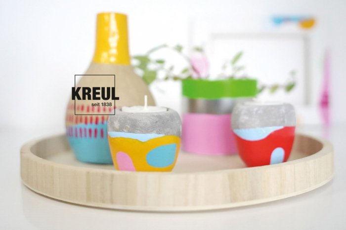 Vopsea acrilica glossy Color Living Kreul, set 6 buc x 20 ml [4]