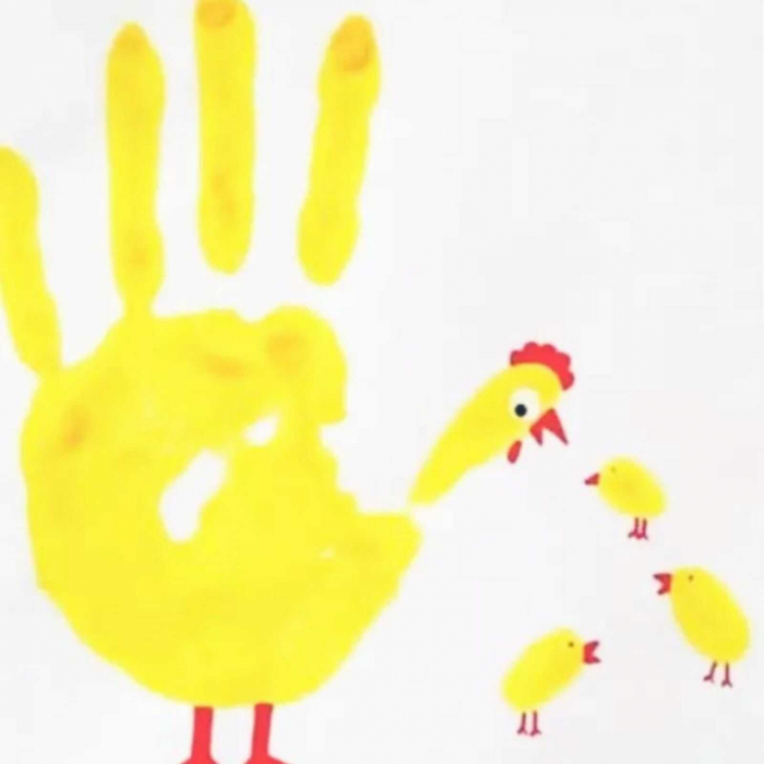 Vopsea de pictat cu degetele pentru copii Carioca Baby Finger Paint. [8]