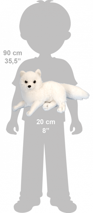 Vulpita Arctica - Jucarie Plus Wild Republic 20 cm [7]