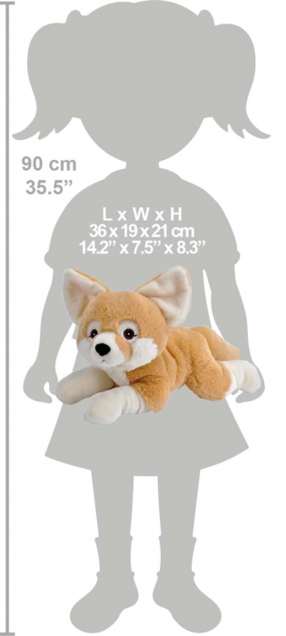 Vulpita Fennec Ecokins - Jucarie Plus Wild Republic 30 cm [2]