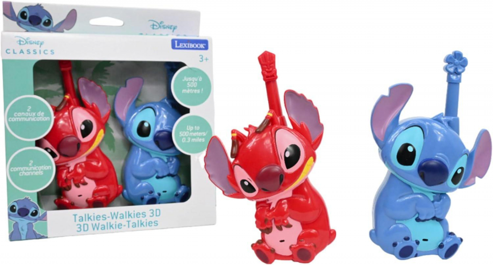 Walkie-talkie 3d, 500 m, disney stitch [1]