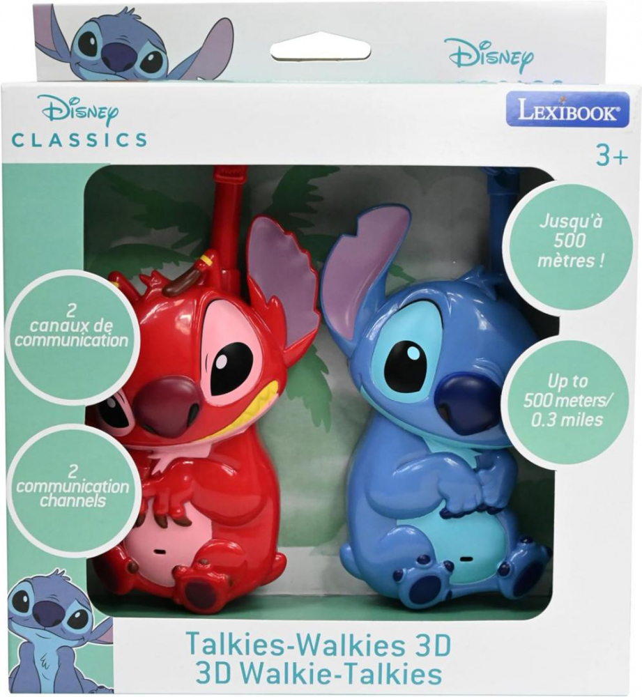 Walkie-talkie 3d, 500 m, disney stitch [2]