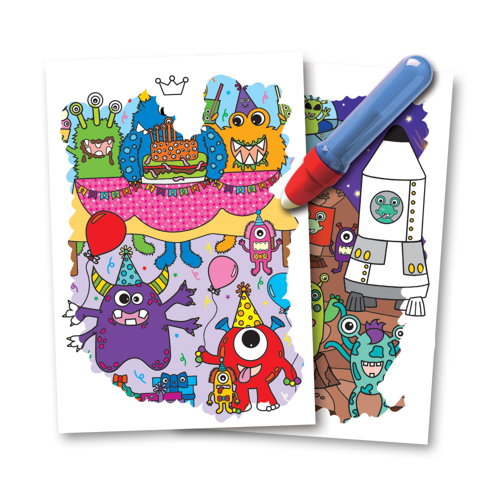 Water Magic: Carte de colorat Monstruleti si extraterestrii [3]