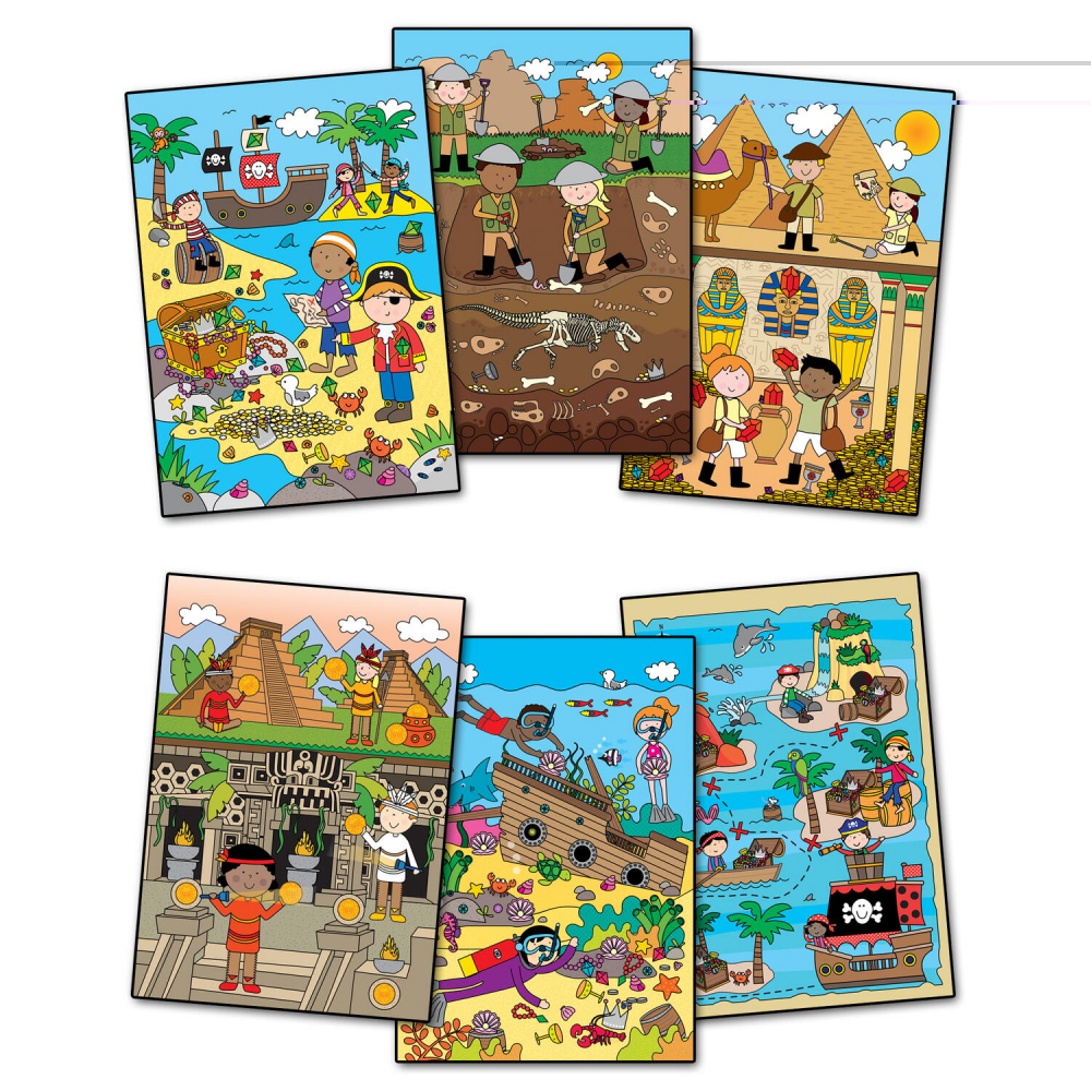 Water Magic: Carte de colorat Vanatoarea de comori [4]