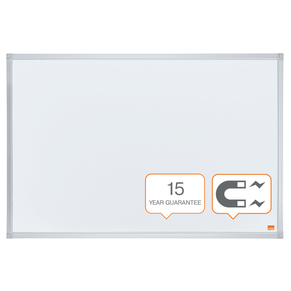 Whiteboard magnetic 60 x 90 cm essentials nobo [2]