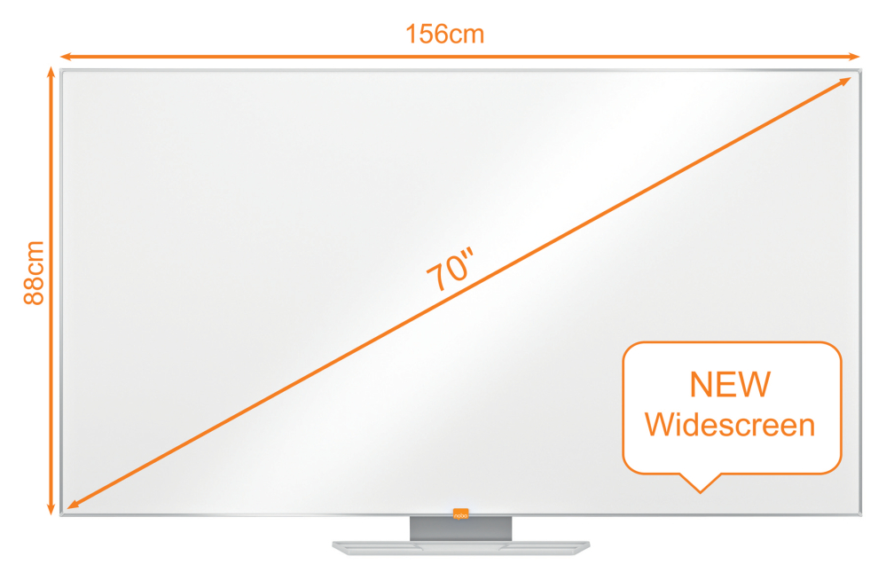 Whiteboard magnetic otel emailat widescreen 70" prestige nobo [2]