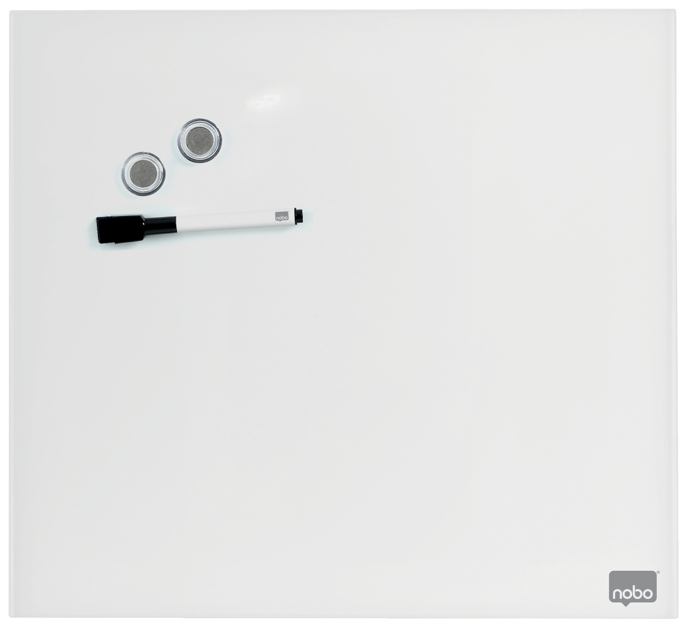 Whiteboard magnetic sticla 45*45 cm+accesorii diamond nobo [3]