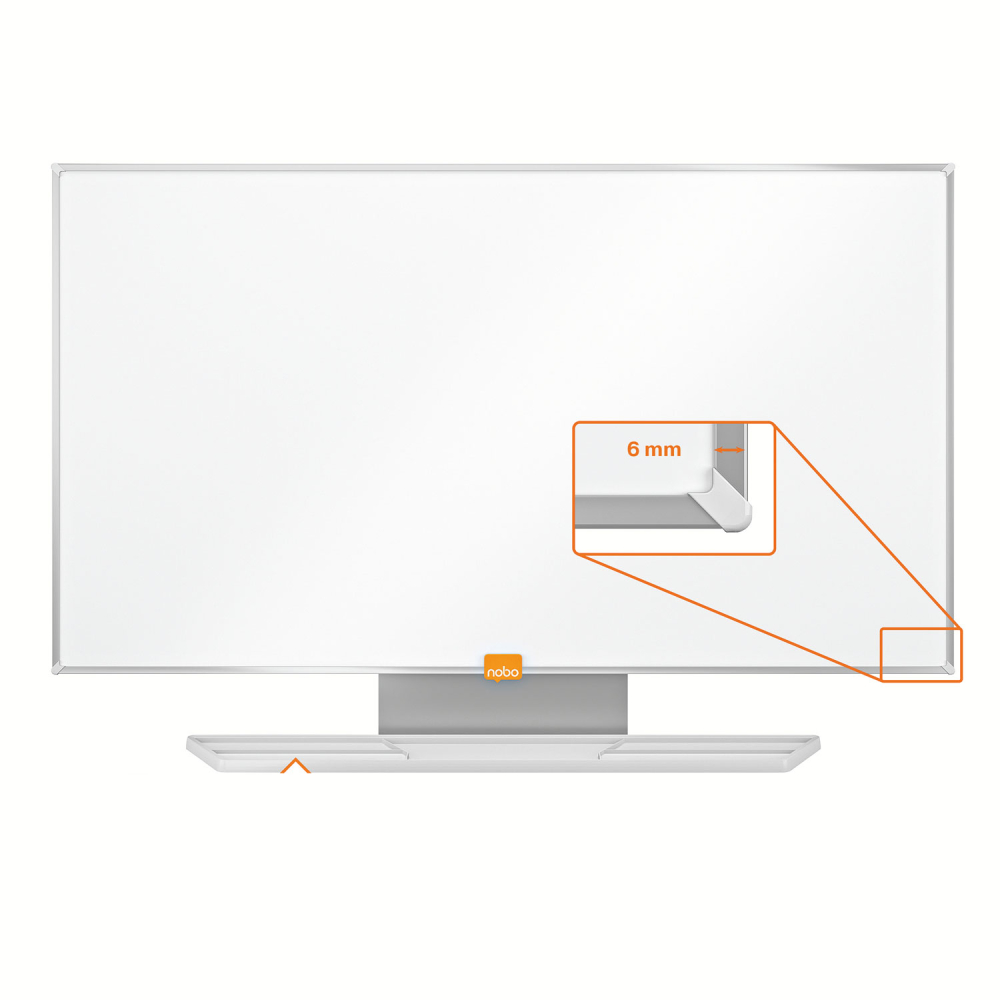 Whiteboard magnetic widescreen 32"(721*411mm) nano clean nobo [2]
