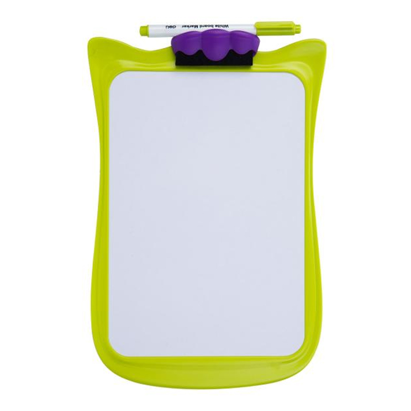 Whiteboard scolar cu rama plastic 30*21cm deli [2]