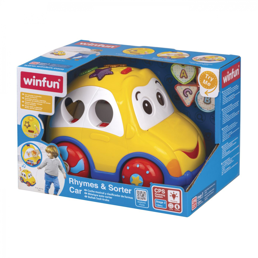 Winfun jucarie masina de sortat forme cu sunete, varsta de la 1 an la 4 ani [1]