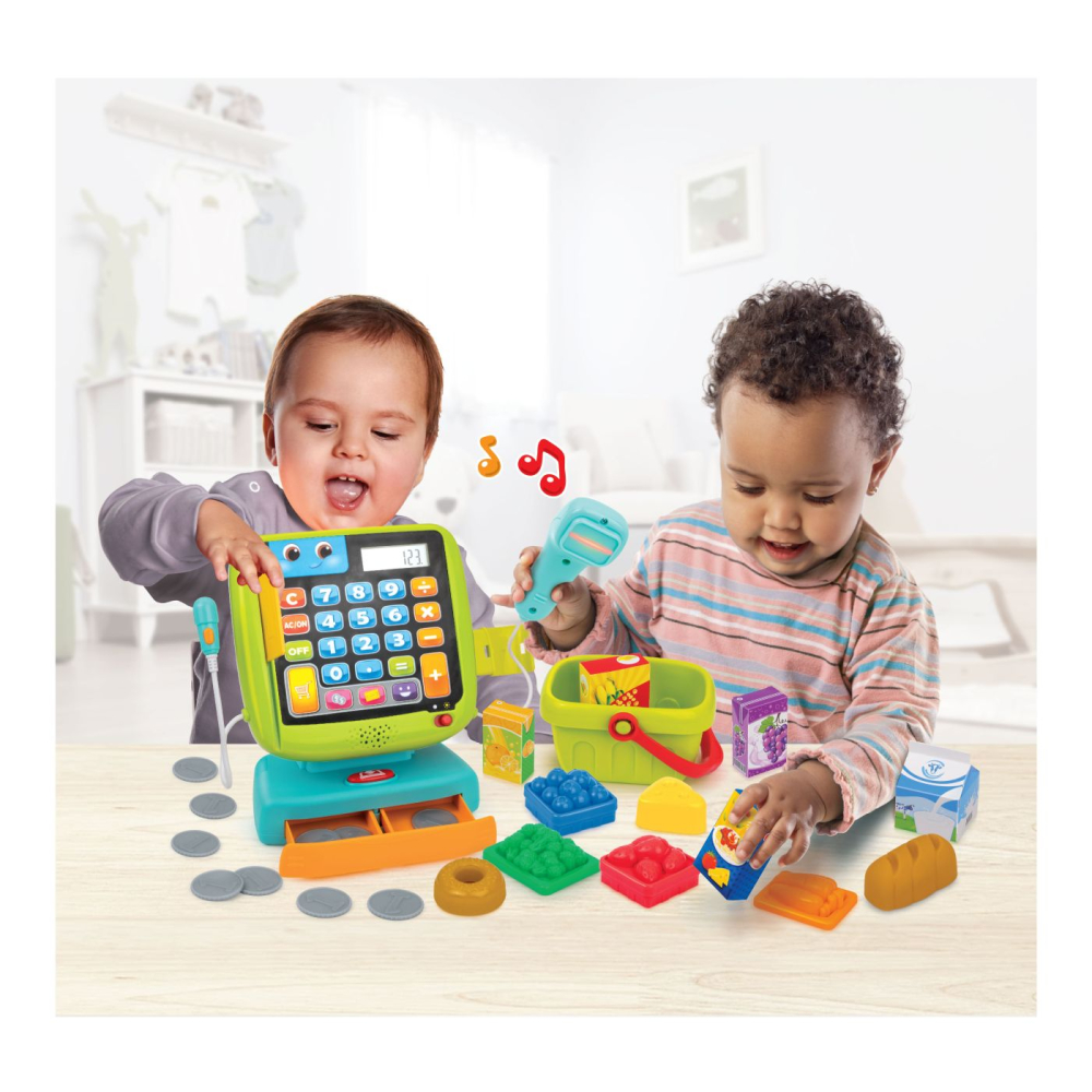 Winfun set casa de marcat interactiva cu accesorii copii varsta 2 ani - 6 ani [7]