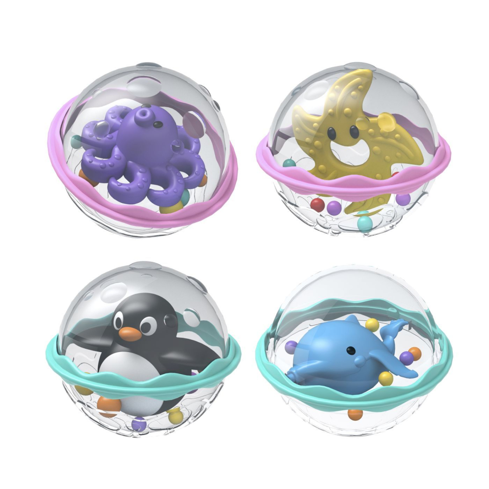 Winfun water fun set 4 bile senzoriale pentru baie copii varsta 6 luni - 4 ani [2]