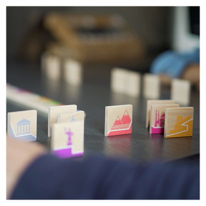World Dominoes, joc de domino si memorie, Milaniwood, 4-9 ani [5]