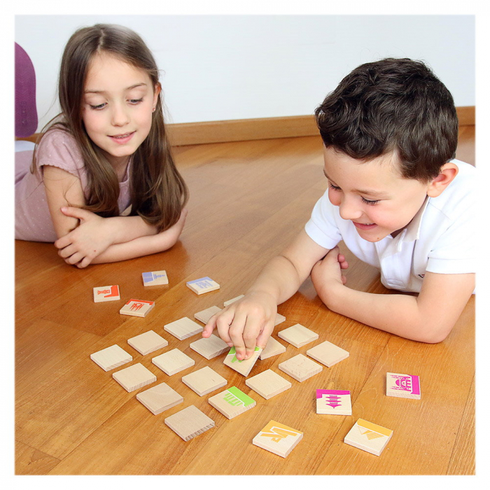 World Dominoes, joc de domino si memorie, Milaniwood, 4-9 ani [3]