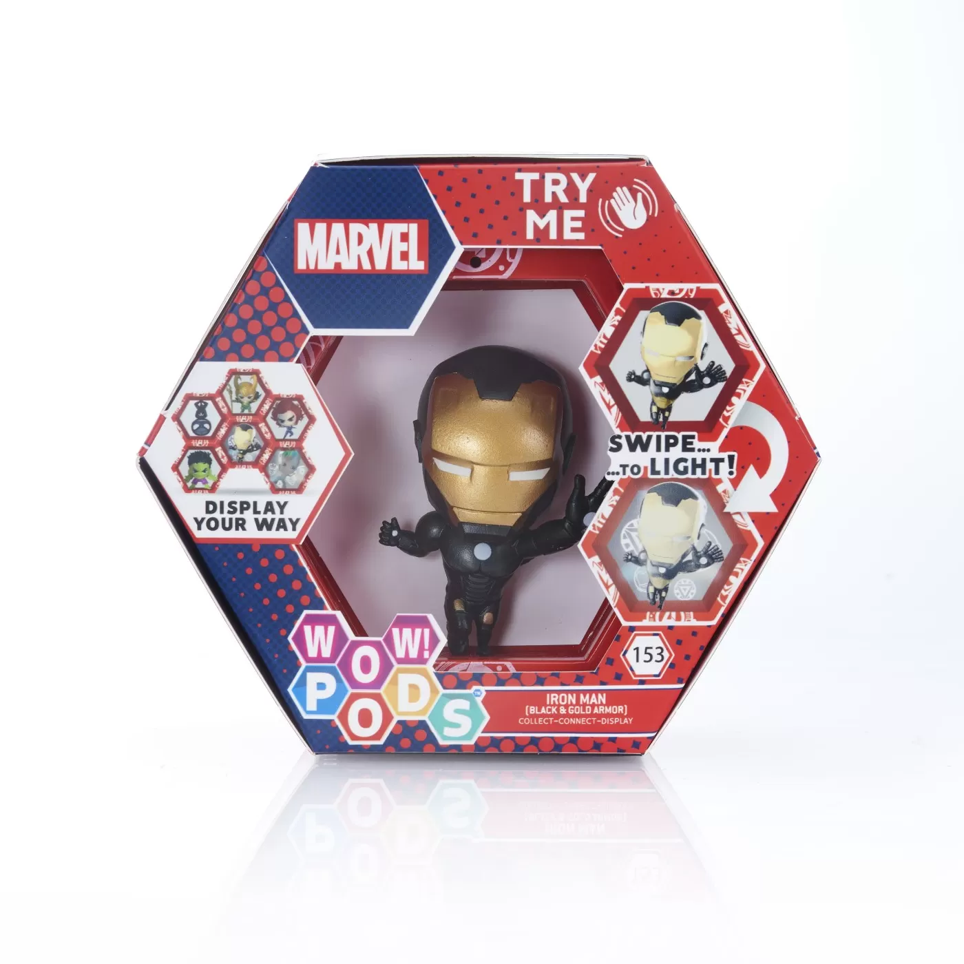 Wow! pods - marvel iron man cu armura negru si auriu, varsta de la 3 ani la +15 ani [1]